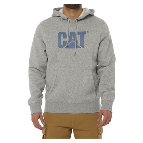 Caterpillar Men's Foundation Hooded Sweatshirt Hoodies Grey CAT-21486